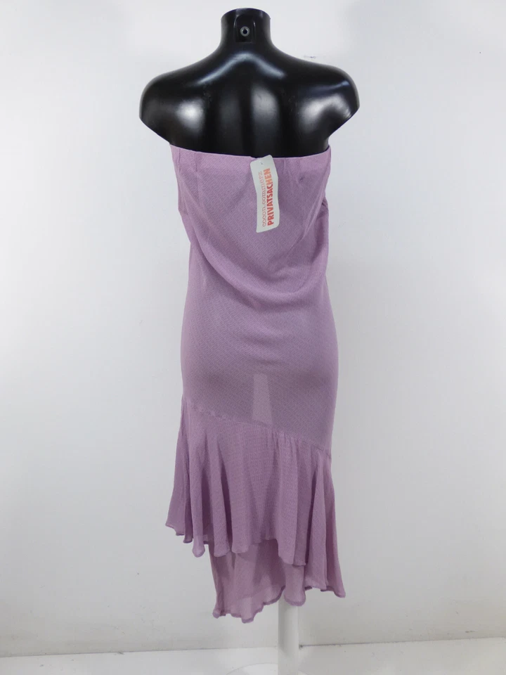 COCON COMMERZ PRIVATSACHEN Seiden Kleid Gr 36 DE / Lila und NEU ( R 5237 ) - Bild 3 von 4