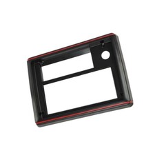 Fit For 1981-1988 El Camino Monte Carlo Ss Radio Face Plate Black W Red Trim Us Fit For 1981-1988 El Camino Monte Carlo Ss Radio Face Plate Black W Red Trim Us