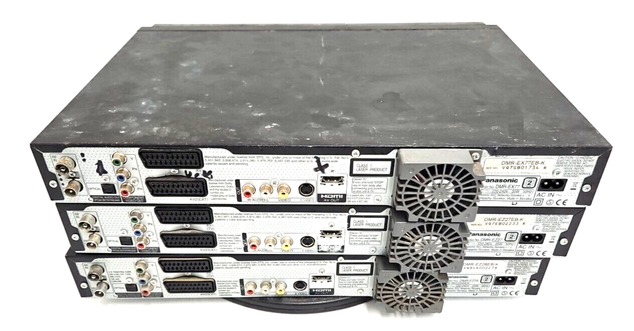 Panasonic DVD recorder HDD Joblot of 3 for spares repairs eBay