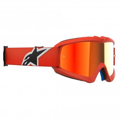 Alpinestars YOUTH Vision Goggles - CORP - Orange (w/Mirror Red Lens)