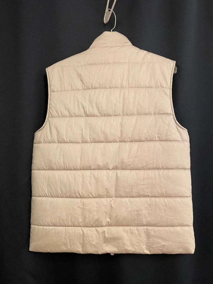 Chaleco de ropa exterior gris acolchado Eleventy para hombre talla: US S/50 EU.Hecho en Italia $1775 Foto 2 de 4