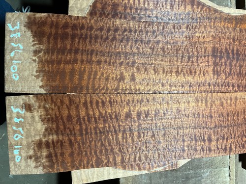 exhibition pomelle sapele tonewood guitar luthier set back sides needs help - Picture 4 of 7