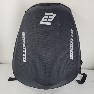 Bogotto Hump Motorcycle Backpack Hard Shell 24L Black Laptop