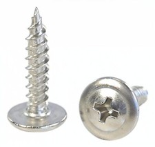 50 Qty 8 X 3/4" 304 Stainless Steel Phillips Modified Truss Head Wood Screws b