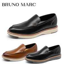 Bruno Marc Men's Dress Slip-on Classic Loafers Formal Shoes Supportive Sole