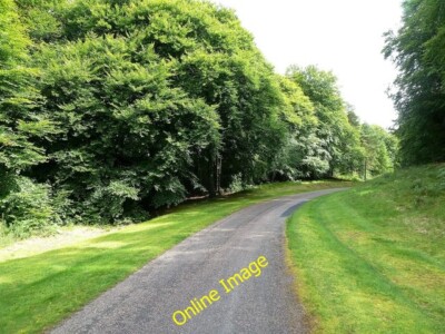 Photo 6x4 Estate Road Whitemire/NH9754 This private road through mature  c2012
