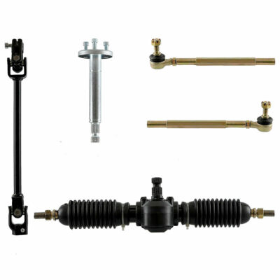110cc Go Kart ATV Steering Tie Rod Rack Adjustable Shaft Gear Rack ...