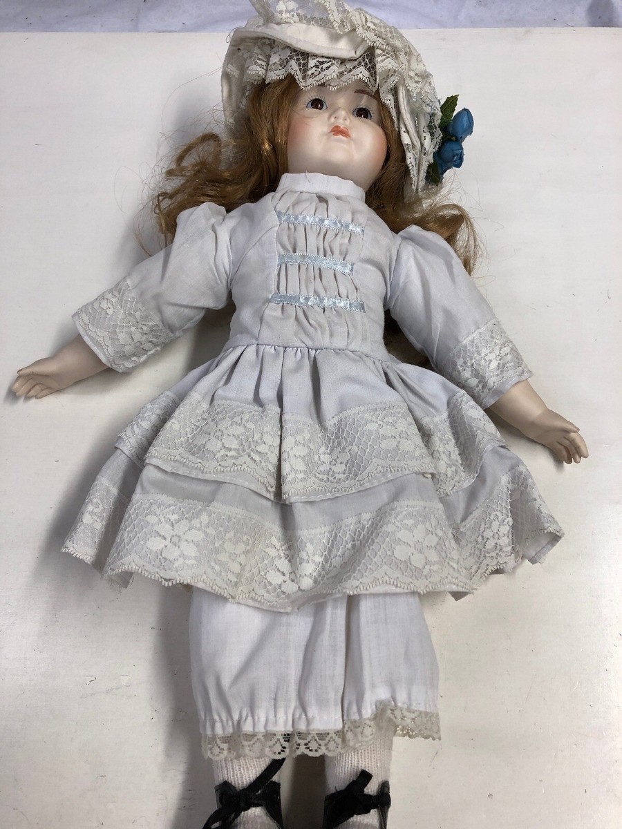その他 porcelain doll Vintage 17” Porcelain Doll with wind up music box HW | eBay