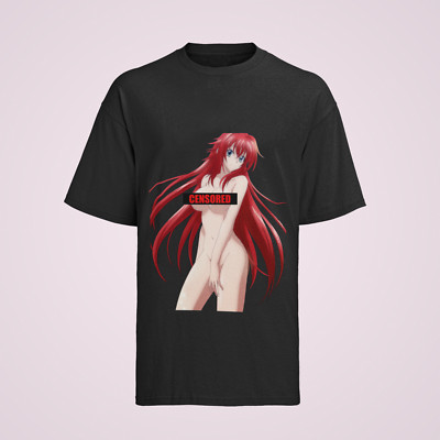 Herren T-Shirt Bio Baumwolle Sexy  Rias Gremory   High School DxD Anime Waifu