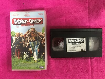 Asterix And Obelix Against The Caesar VHS Tape Gerard Depardieu Roberto Benigni