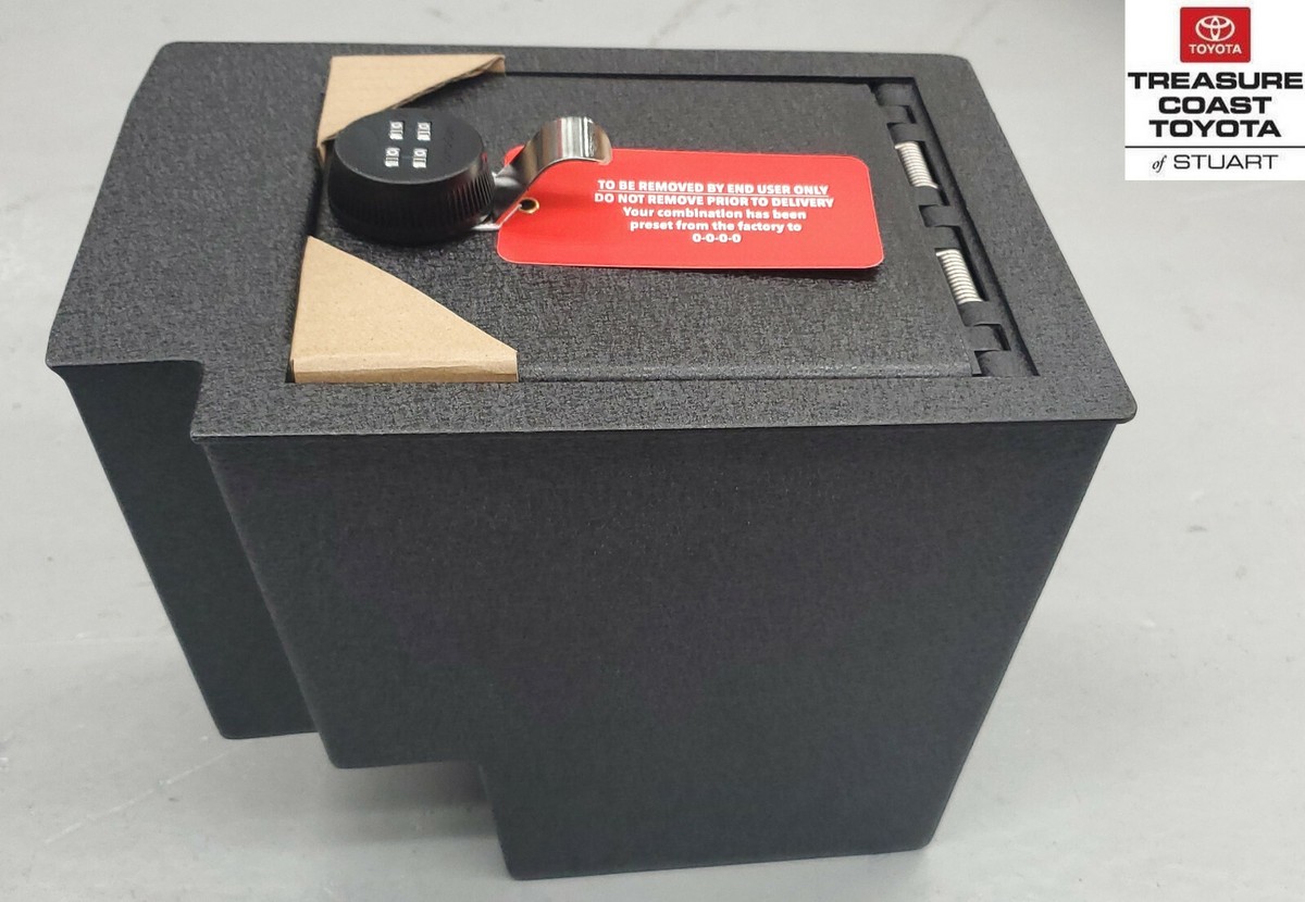 VAULTROOM CONTAINER / BLK•ORG 2点セット NEW OEM TOYOTA 4RUNNER 2020-2022 CENTER CONSOLE SAFE BY
