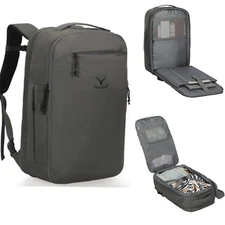 Hynes Eagle TSA Friendly Expandable Travel Backpack Carry on  40L Cabin Approved