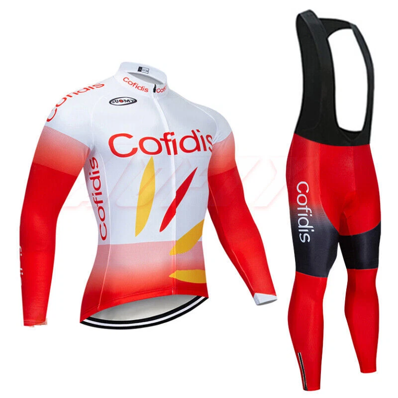 Camiseta deportiva de ciclismo de manga larga para hombre térmica polar para bicicleta Foto 3 de 4