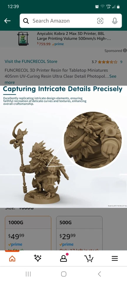  Miniature Resin for 3d Printers  - Image 3 of 3