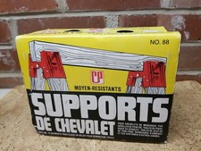 Bnib Nos Sawhorse Brackets Medium Duty Steel Crawford 88 1 Pair Made In Usa