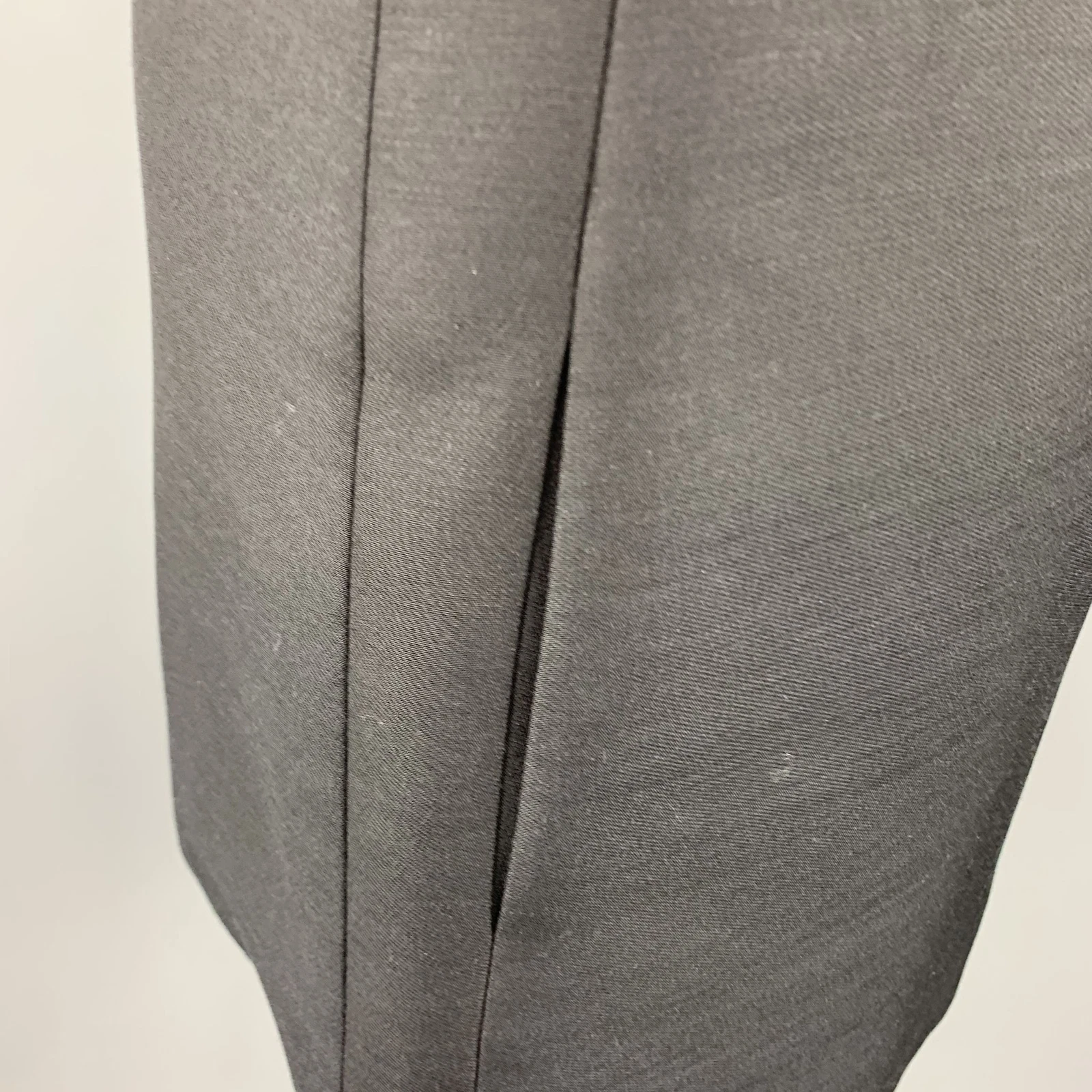 Abito CELINE taglia 2 nero strutturato senza maniche linea A tubino