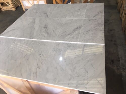 Carrara Marble Tiles, Polished Italian Floor/Wall, 305x610x10mm, Limestone,Stone - Picture 1 of 4
