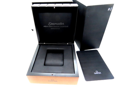 Omega Watch Box Aqua Terra Annual Calendar Wooden Box
