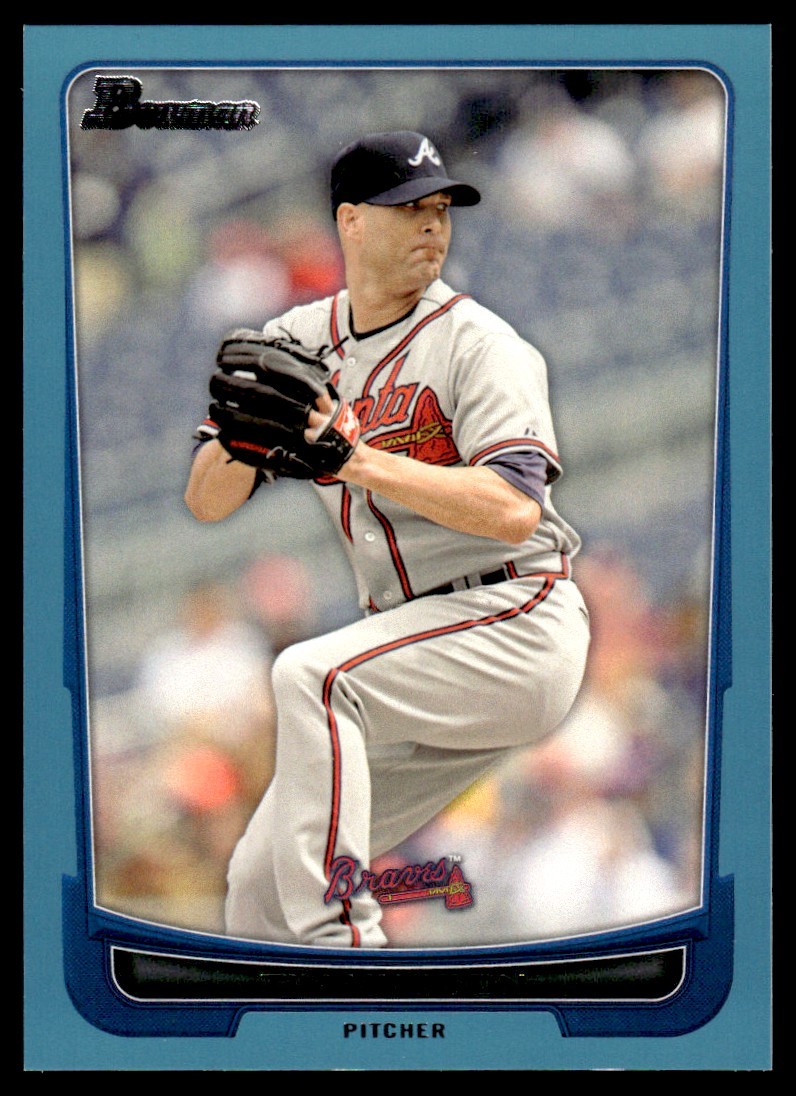 2012 Bowman Blue Tim Hudson 439/500 Atlanta Braves #72