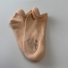 VTG Socks Jean Edward  s Acrylic Low Cut Booties USA 70's 80s Orange Canyon Golf