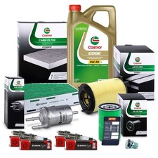 CASTROL FILTERS INSPEKTIONSPAKET FÜR AUDI A3 SEAT SKODA VW GOLF TOURAN 1.6 2.0