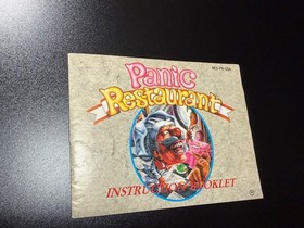 Panic Restaurant NES Nintendo Manual Aut&eacute;ntico NES-PR-USA Taito Raro