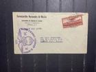 Mexico 1931 FDC 1st day cover to USA 30-centimo airmail stamp Conference hand st