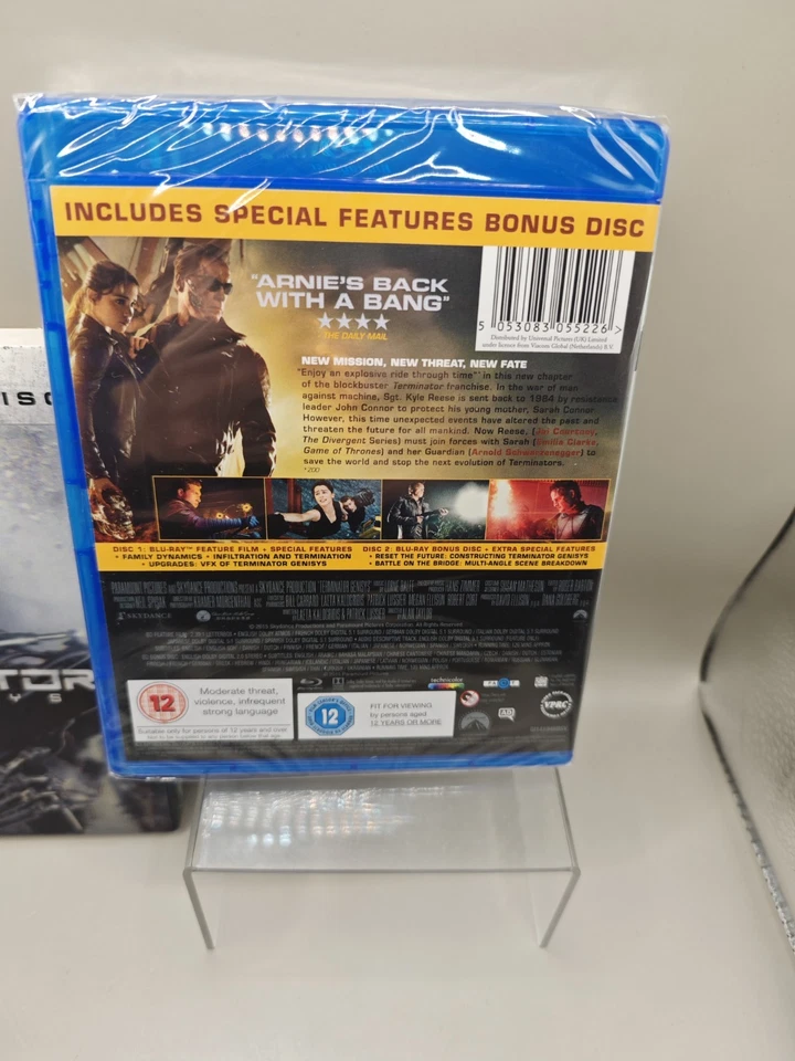 Terminator Genisys Hmv Exclusive 2 disc (Blu-Ray) with Lenticular Slipcover - Image 4 of 4