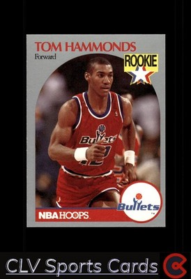 1990-91 Hoops #298a Tom Hammonds