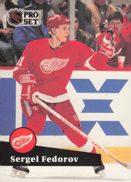 1991-92 Pro Set #AC10 Sergei Fedorov NHL Awards Special
