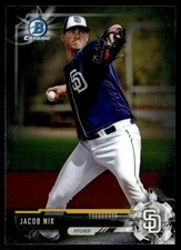 2017 Bowman Chrome Prospects Jacob Nix San Diego Padres #BCP195