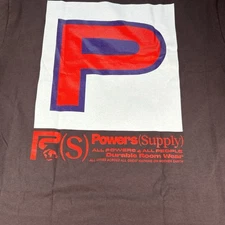 Power Supply Men’s Medium Chocolate Brown Short Sleeve New Without Tags 630