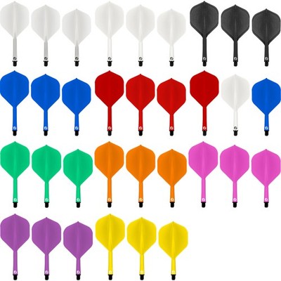 Shot Dart Flight Deck 2 in1 Schaft Flights System Flightsystem Set Zubehör Darts
