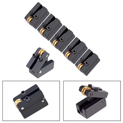 Quick Setup schwarzer Rollsattel Saitenhalter für verschiedene für E-Gitarren