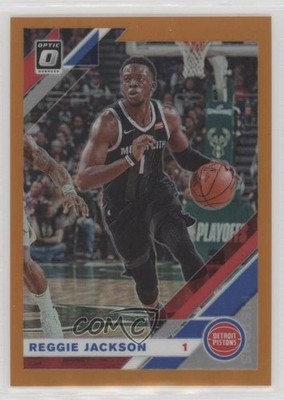 2019-20 Panini Donruss Optic Orange Prizm 3/199 Reggie Jackson #106 0zq6