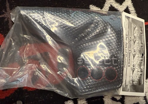 Scotty Cameron Select Newport 2013 NEW Black Red Deeper Milled Face Naked 34/350 - Picture 18 of 20