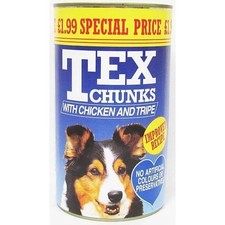 Tex Chunks With Chicken & Tripe Pack of 6 x 1.2kg 2.69 per kilo