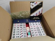 Chinese Mahjong Set, "Celestial Opal" with 146 Medium Tiles