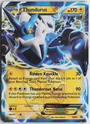 Thundurus EX BW81 Black Star Promo