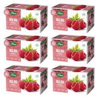 Bifix FrüChtetee Himbeere 6X 20 Teebeutel - Aromatischer Tee Himbeertee