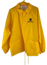 Vintage Mediterranean Shipping Company MSC Lined Windbreaker Embroidered Size XL