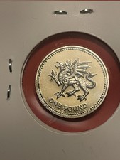 2000  Welsh Dragon £1 Coin, One Pound, Brilliant Condition