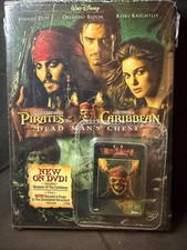 Pirates Of The Caribbean Dead Man's Chest DVD W/ Bonus Pin New Sealed PG-13