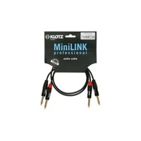 2X Klinke 6,3Mm Mono (Stecker)/ 2X Klinke 6,3Mm KT-J150