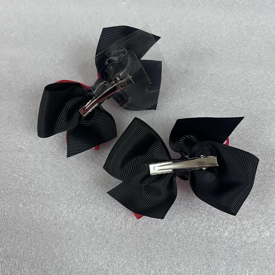 Lazos para el cabello de Minnie Mouse para niñas 2 piezas - hechos a mano Foto 4 de 4