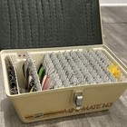 Mini Mate 143 Tackle Box Filled W/ 94 Spoon Lures (Different Sizes & Types) Vtg