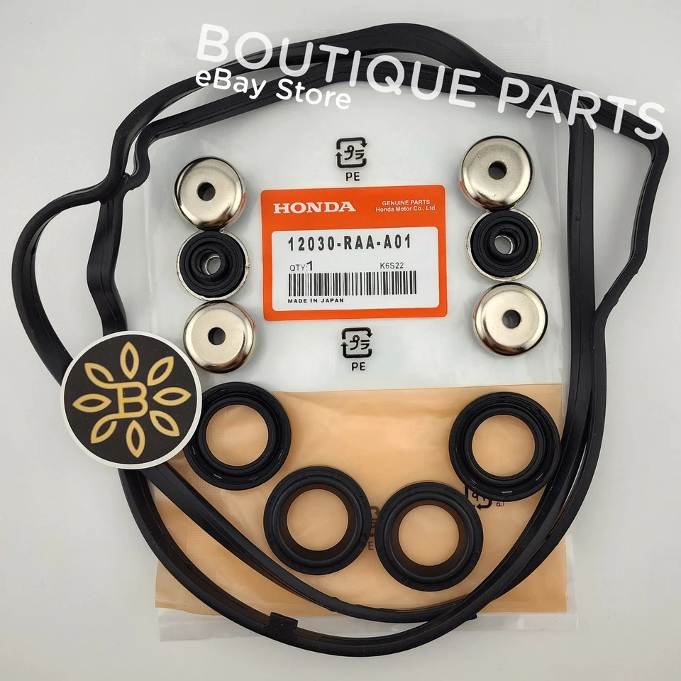 OEM Genuine for Honda Valve Cover Gasket FULL KIT SET 12030-RAA-A01 Element CRV - Image 2 of 4