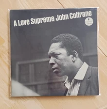 Orig. 1965 John Coltrane "A Love Supreme" Impulse AS-77 LP VG+ to EX- Van Gelder