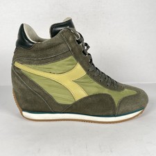 Diadora Heritage Shoes Womens Size 9 Green Su...