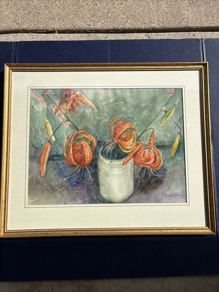 水彩画静物艺术绘画| eBay